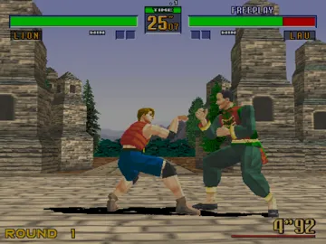 Sega Ages 2500 Series Vol. 16 - Virtua Fighter 2 (Japan) screen shot game playing